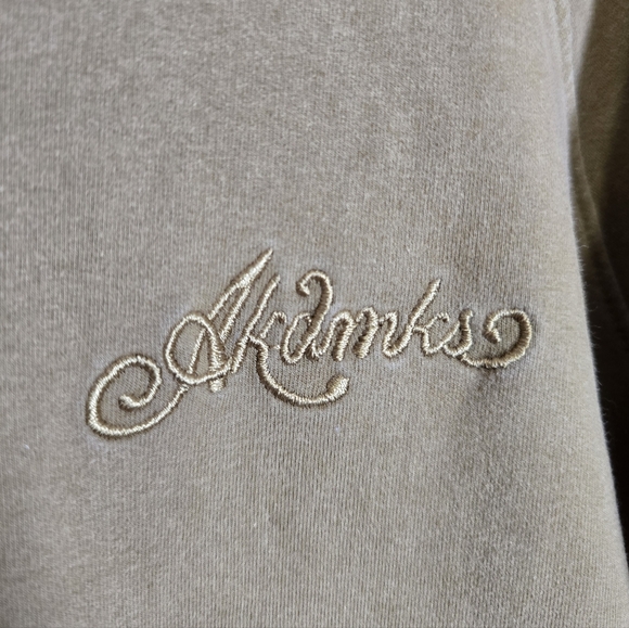 RARE Akademiks Women's Olive Bomber Jacket Streetwear Embroidered Floral Y2K - Picture 7 of 12